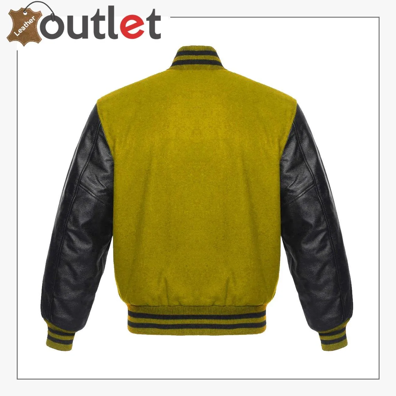 Wool & Leather Letterman Varsity Jacket for Womens