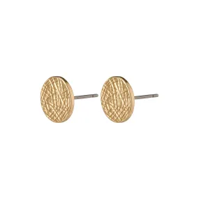 WYNONNA rustic earrings gold-plated