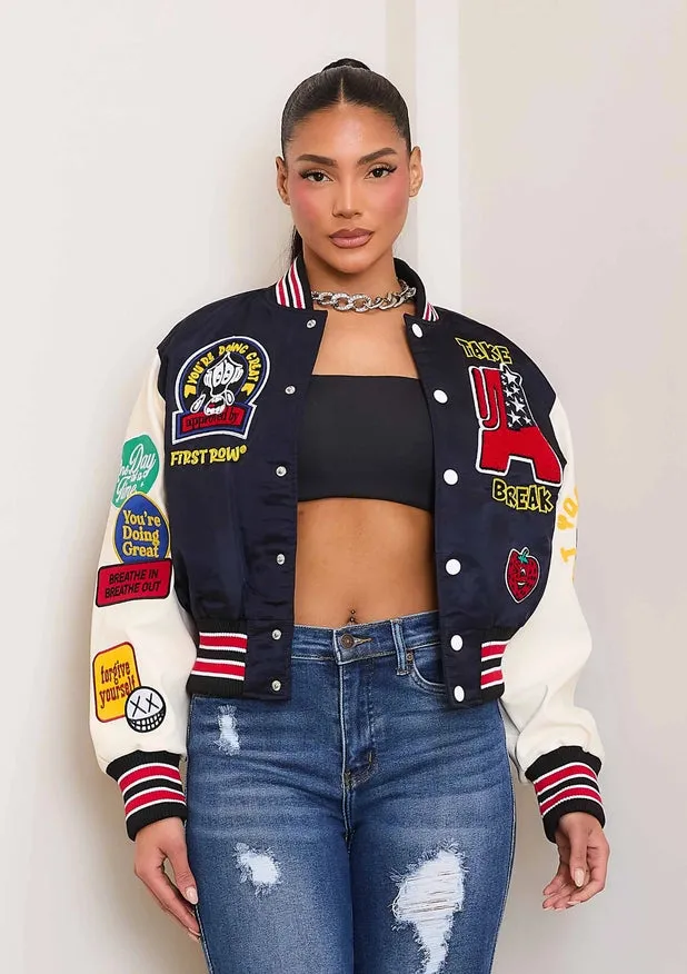 You Are Doing Ok Varsity Jacket